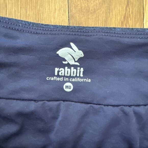 Rabbit Women's Pink Polka Dot Catch Me If You Can Running Trail Shorts Size M - Picture 3 of 5